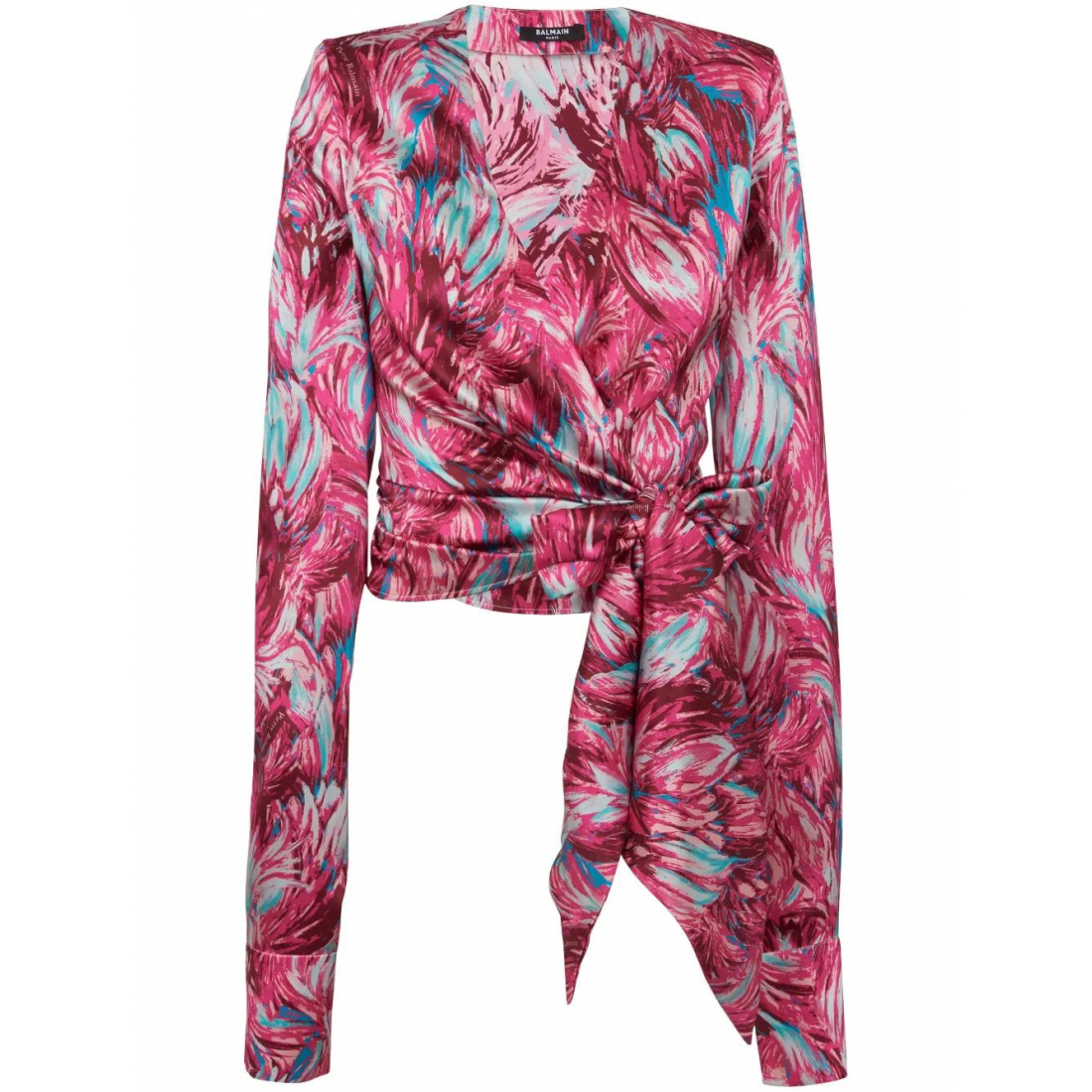 Blouse 'Feather-Print' pour Femmes