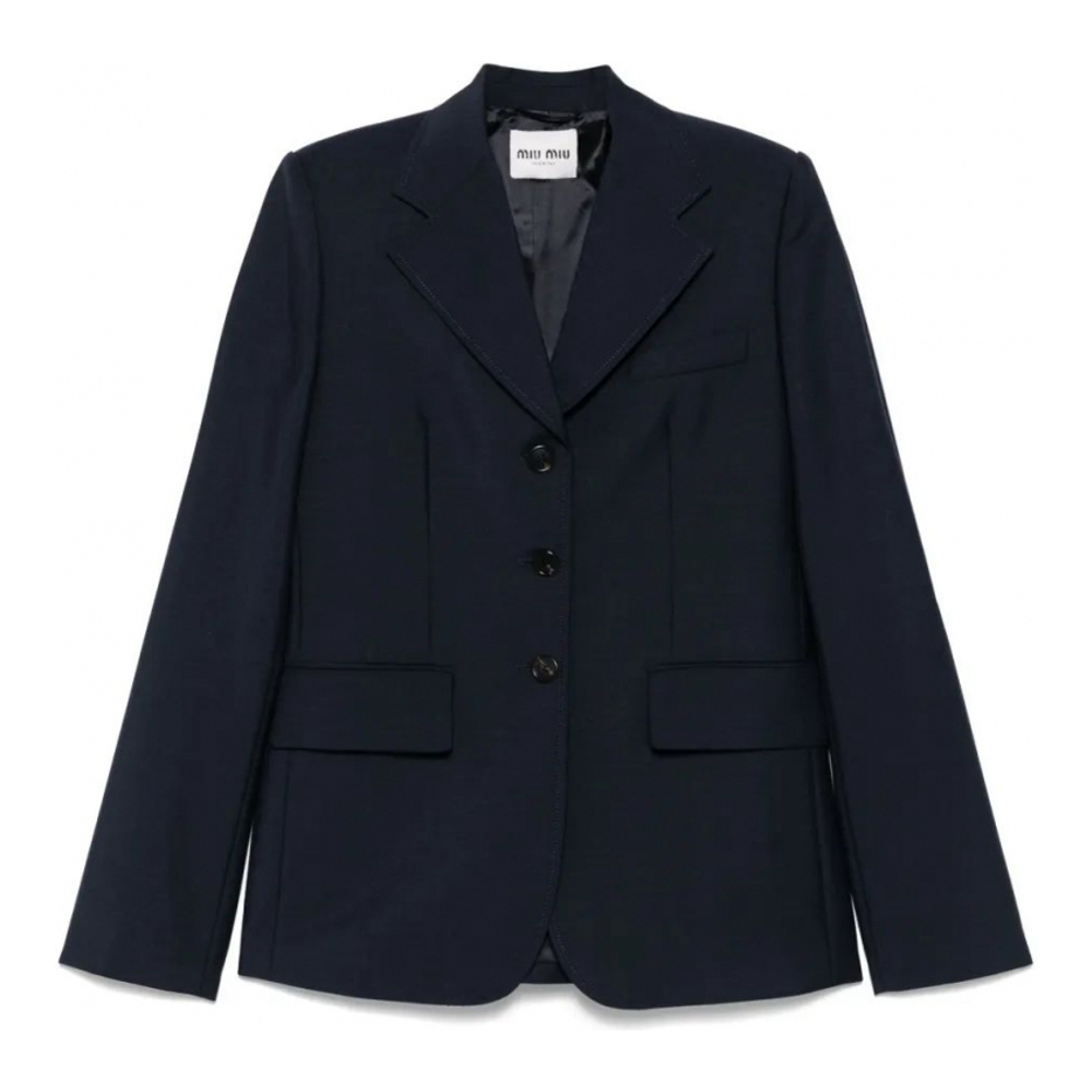 Blazer 'Logo-Appliqué' pour Femmes