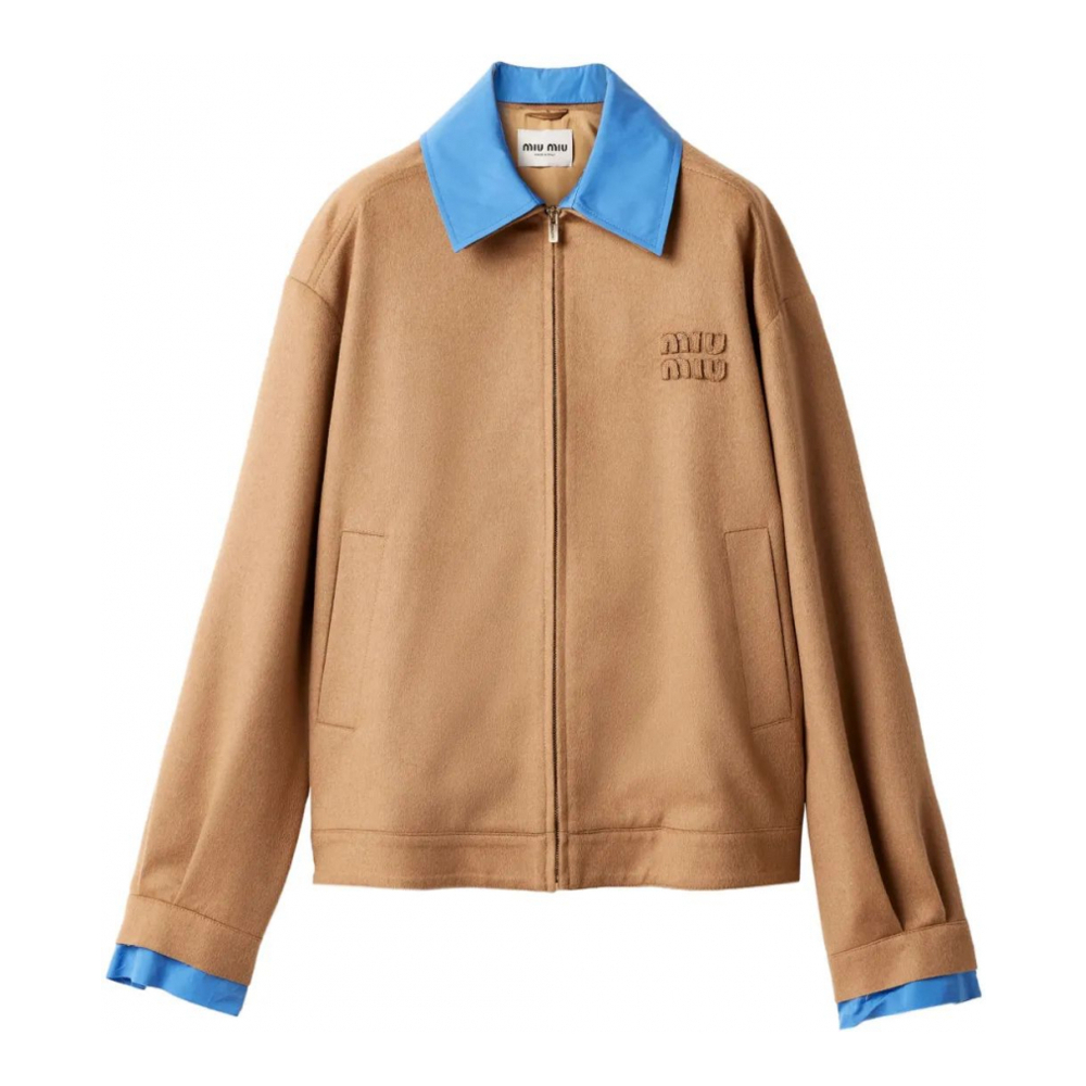 Blouson bomber 'Logo-Appliqué' pour Femmes