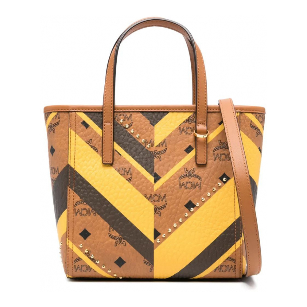 Sac Cabas 'Chevron-Pattern Studded' pour Femmes