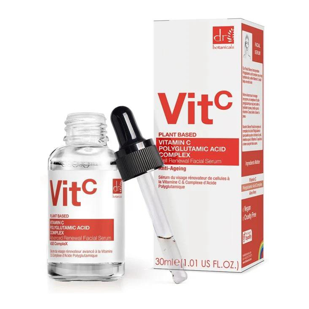 'Vitamin C & Polyglutamic Acid & Advanced Renewal' Gesichtsserum - 30 ml