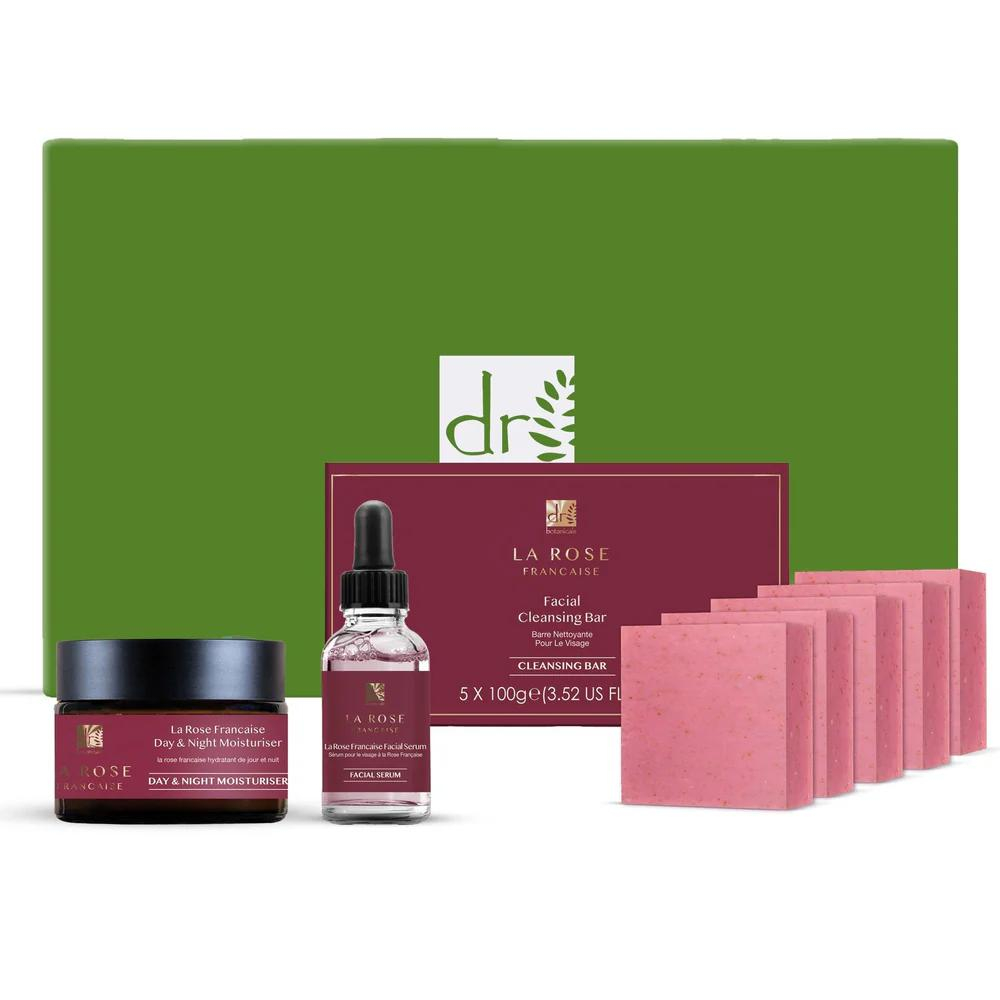 Coffret de soins de la peau 'La Rose Francaise' - 2 Pièces