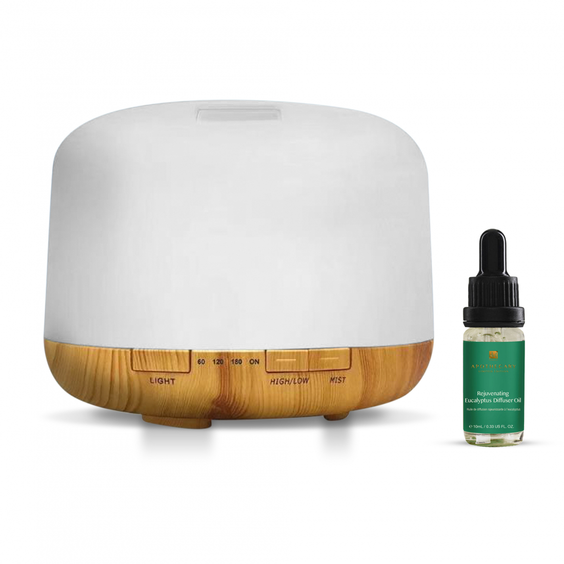 'Premium 5 In 1 Aromatherapy Eucalyptus' Diffusor Set - 2 Stücke