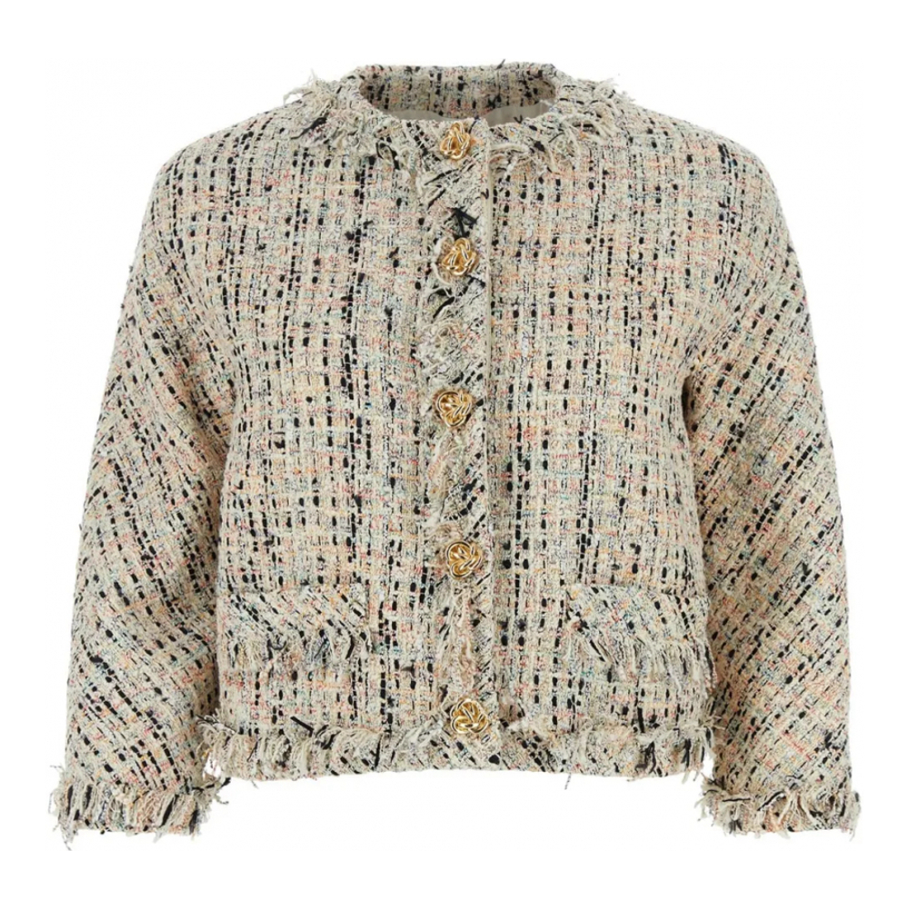 Veste 'Frayed Tweed' pour Femmes