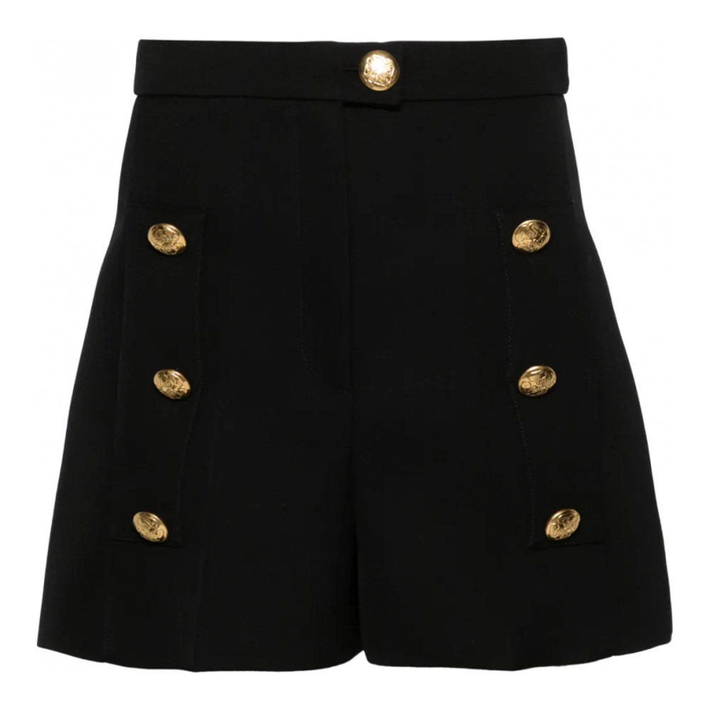 Short 'Logo-Engraved Buttons' pour Femmes