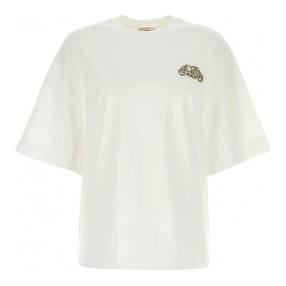 T-shirt 'Seal Logo-Appliqué' pour Femmes