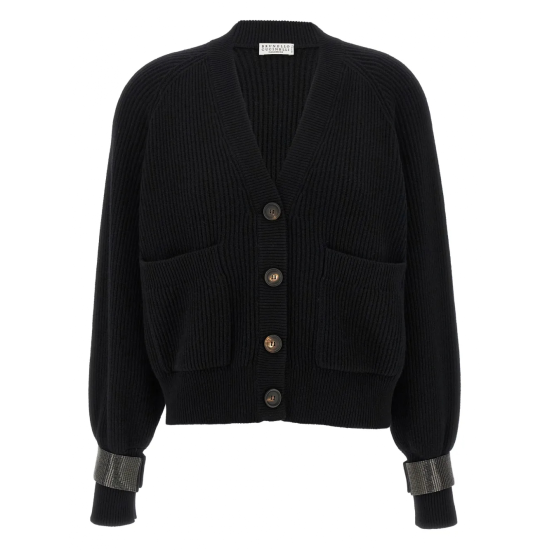 Cardigan 'Ribbed Jewel-Cuff' pour Femmes