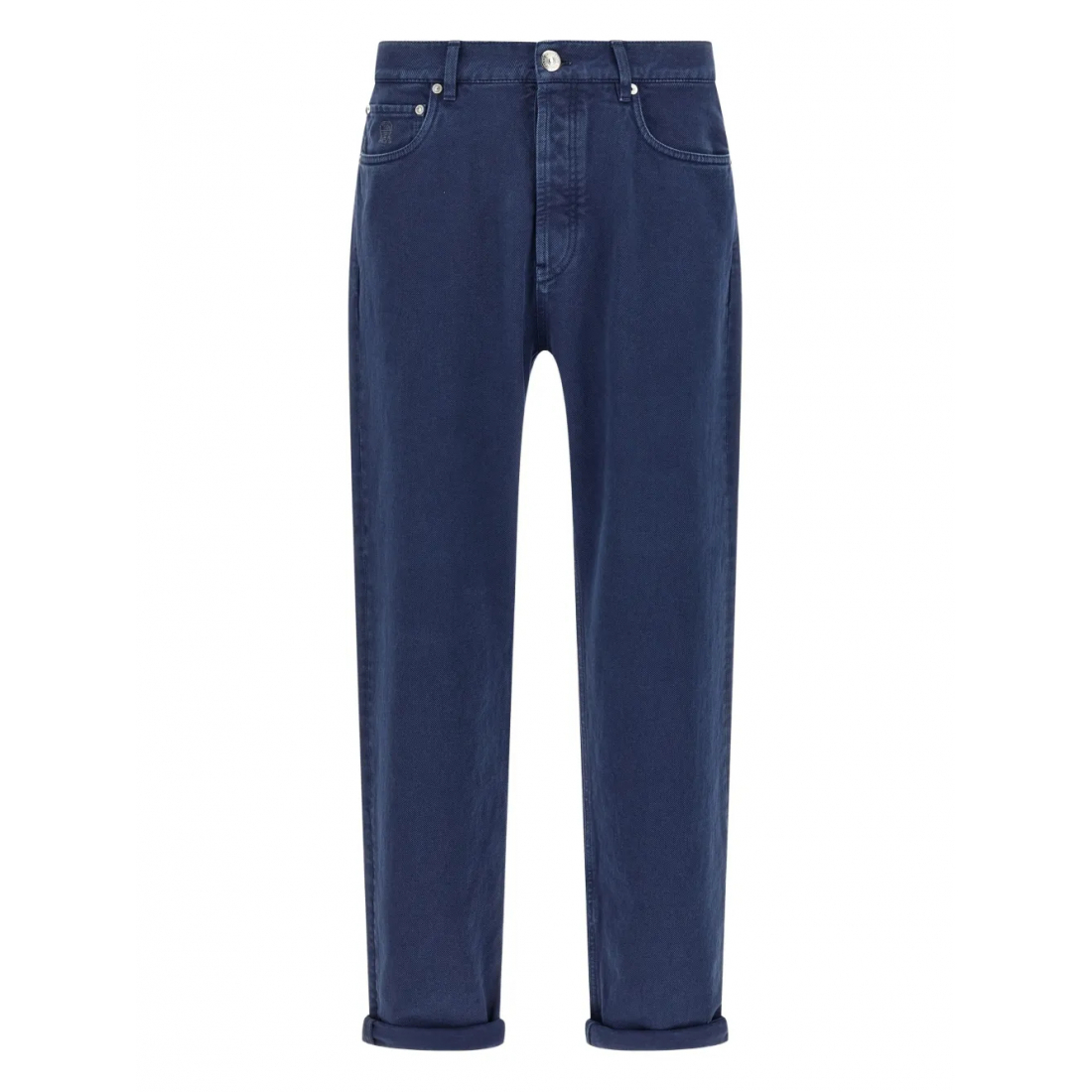 Jeans 'Garment-Dyed Logo-Patch' pour Hommes