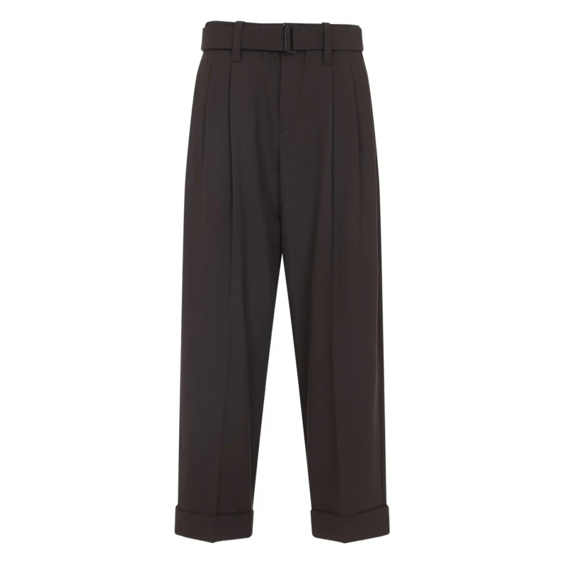 Women's 'Belted Pleated Straight' Trousers