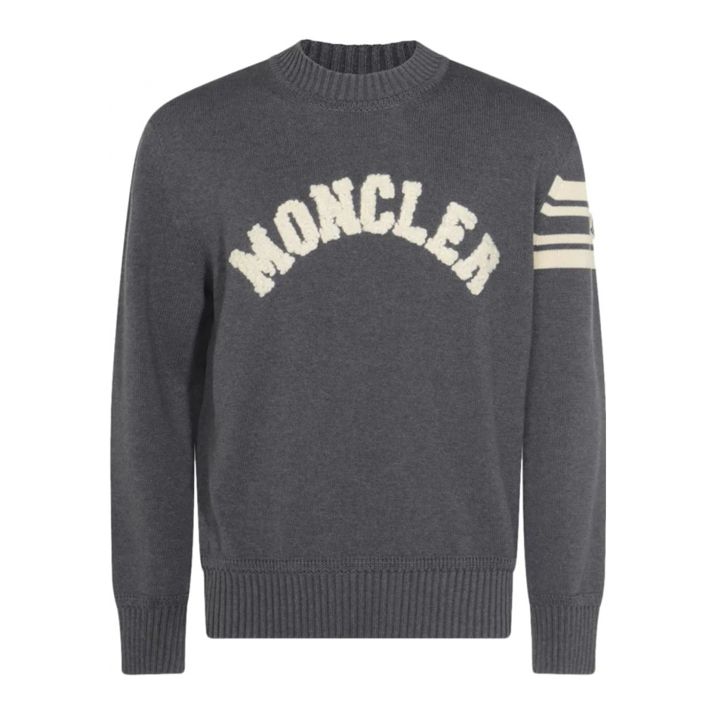 Pull 'Logo-Embroidered Striped-Sleeve' pour Hommes