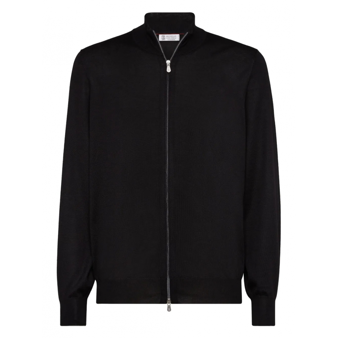 'Zip-Up Knitted' Kaschmirpullover für Herren