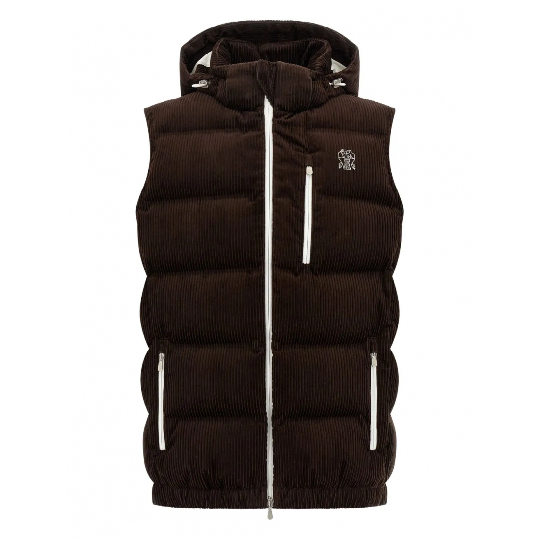 'Quilted Corduroy' Weste für Herren