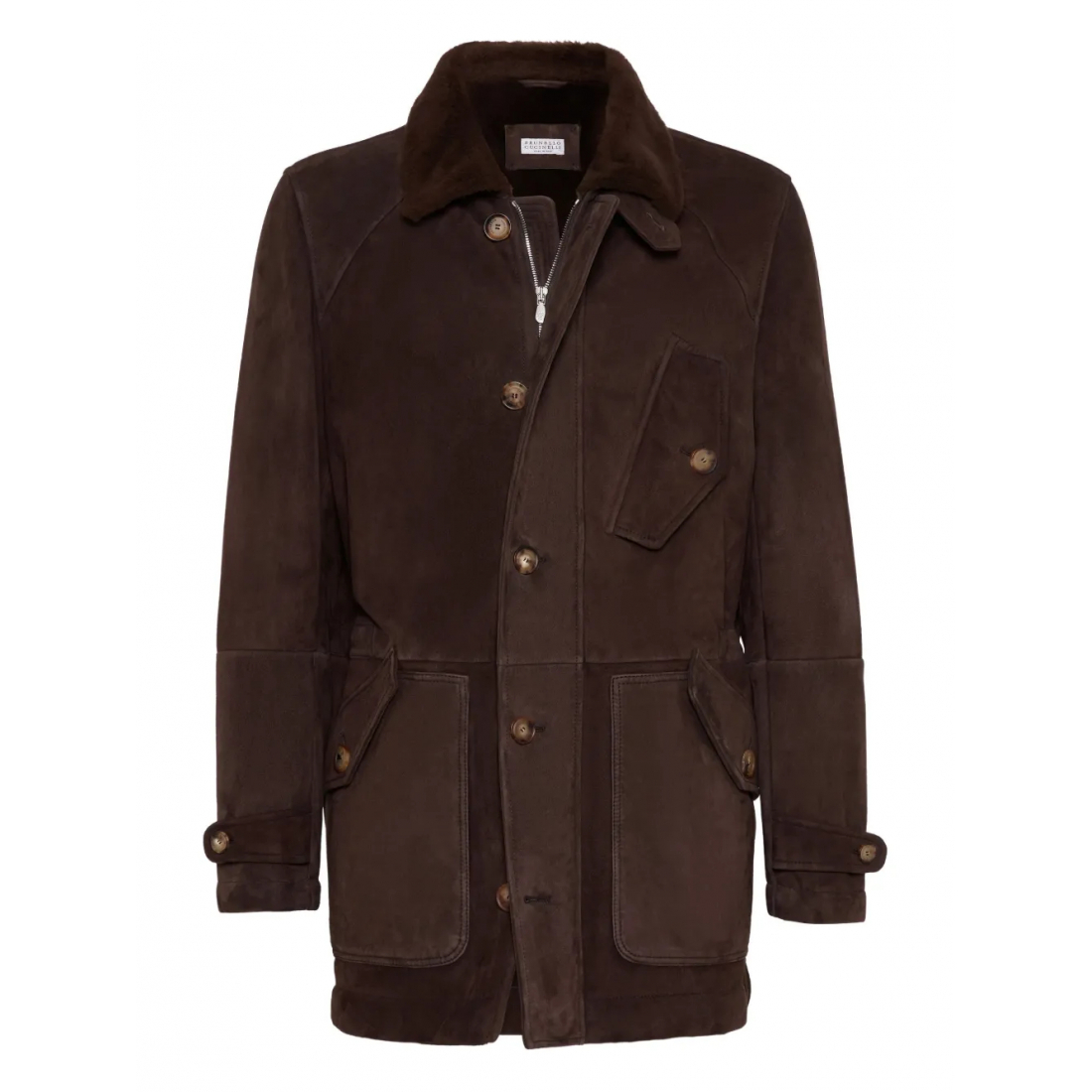 Parka 'Shearling Single-Breasted' pour Hommes