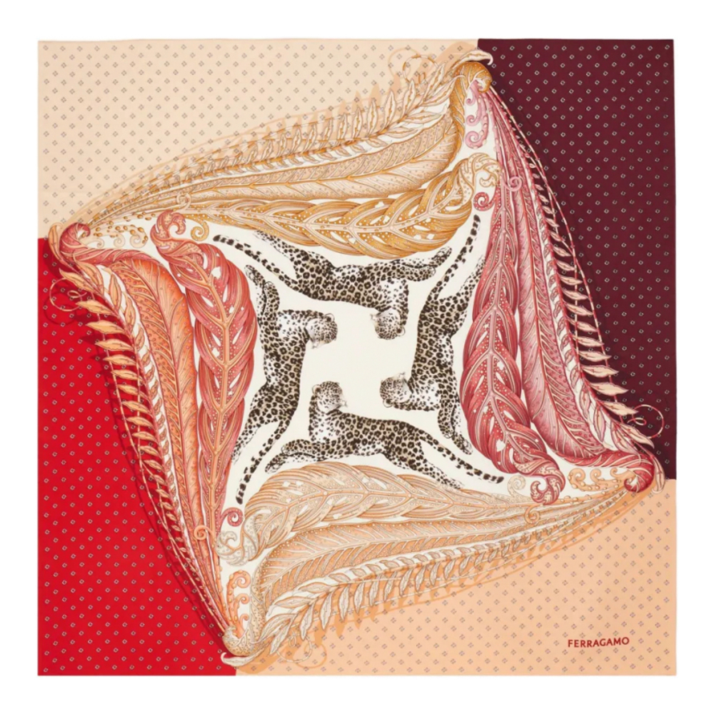 Foulard en soie 'Madras-Print Silk' pour Femmes