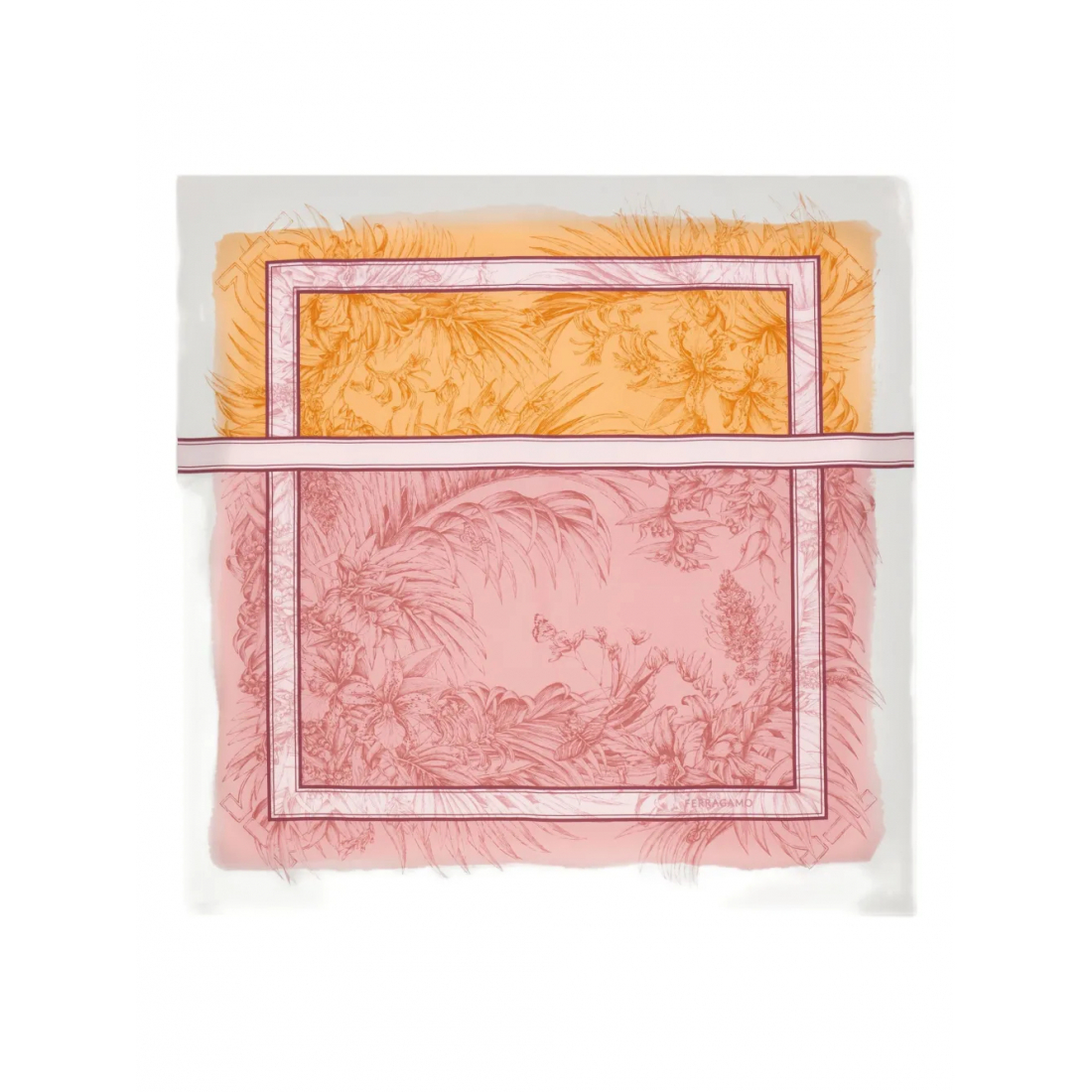 Foulard 'Floral-Print' pour Femmes
