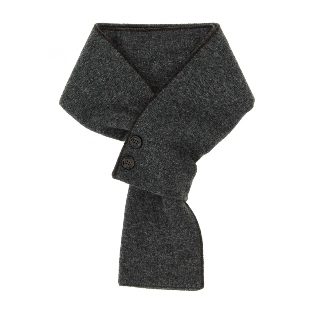 'Button-Detailed' Wollschal für Herren