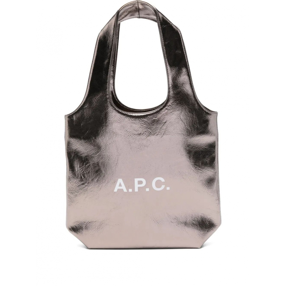 Sac Cabas 'Small Ninon Metallic Logo'