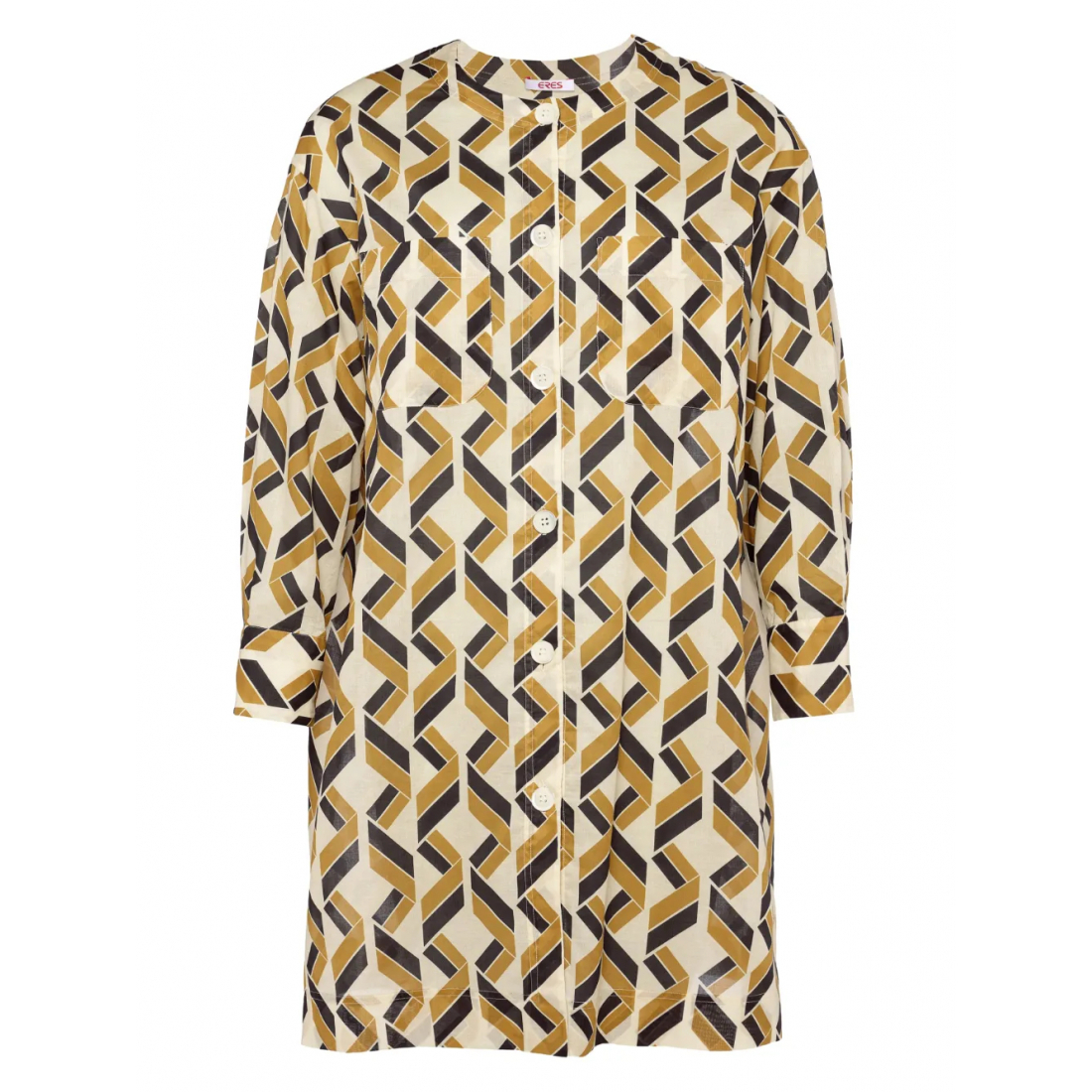 Chemise 'Espace Logo-Patch Geometric-Print' pour Femmes