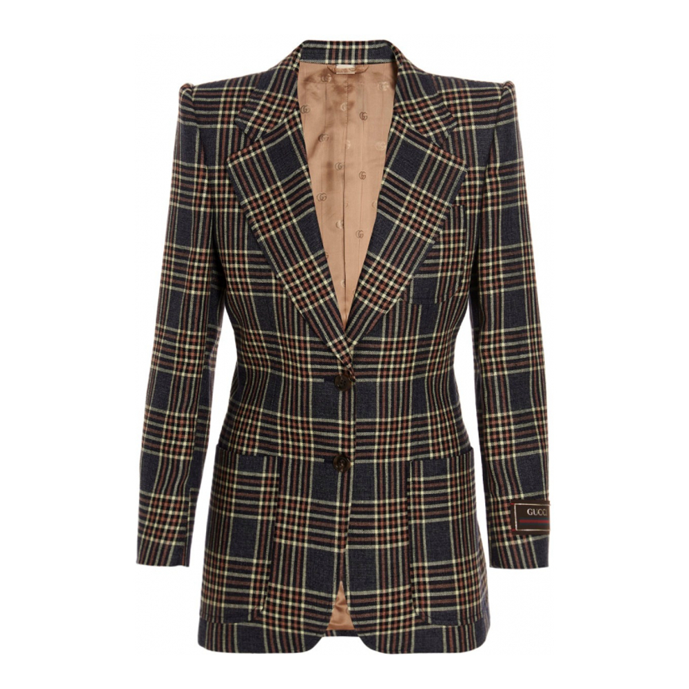 Blazer 'Check Logo' pour Femmes