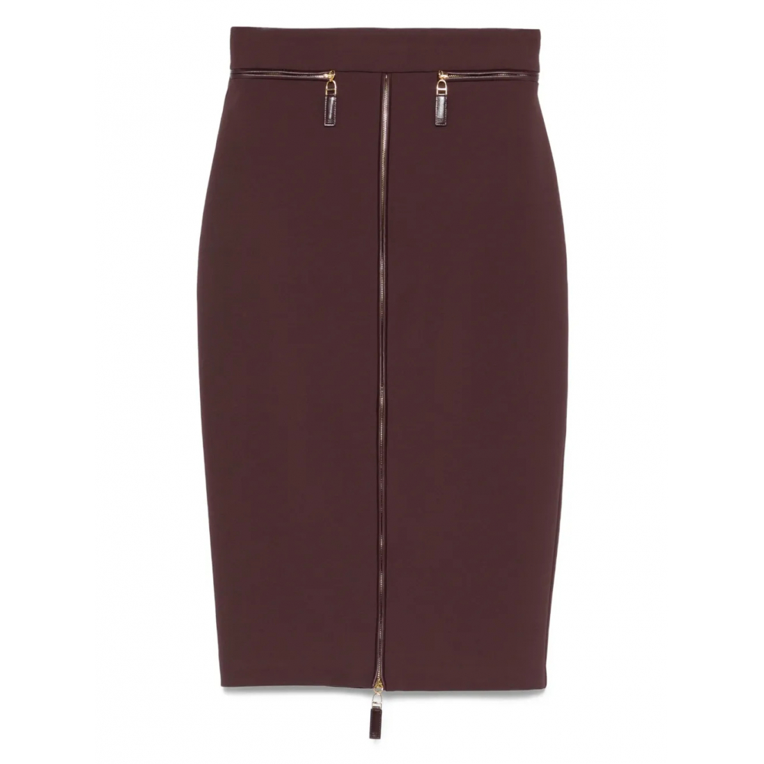 Women's 'Zip-Detail Pencil' Midi Skirt