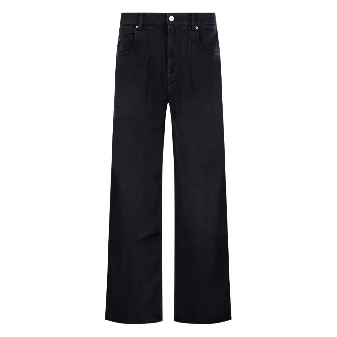 Jeans 'Pleated Faded' pour Femmes