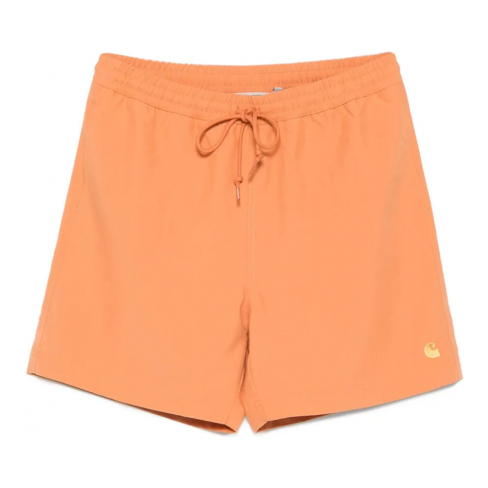 Short de bain 'Drawstring-Waist Embroidered-Logo' pour Hommes