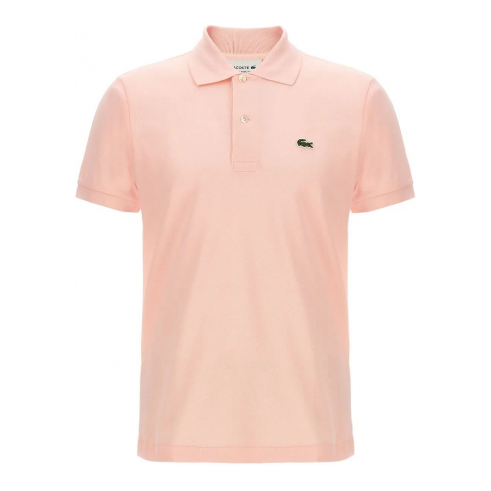 Polo 'Logo-Patch Side-Splits' pour Hommes