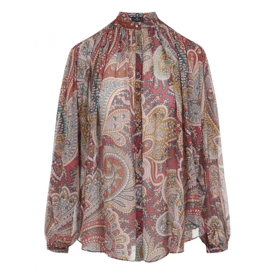 Blouse 'Paisley Print High-Neck' pour Femmes