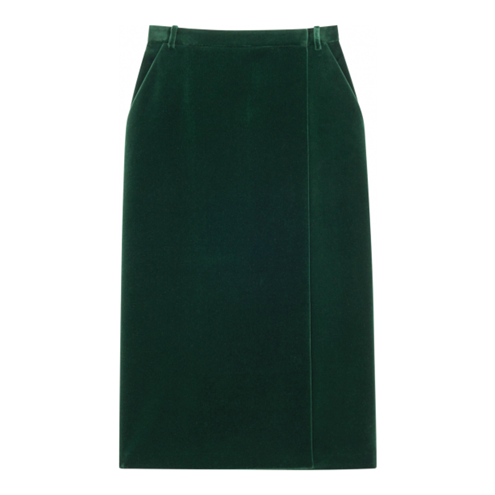 'Wrap' Midi Rock für Damen