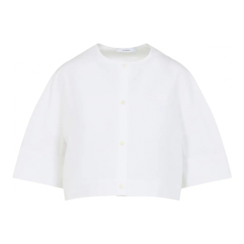 Top 'Embroidered crop' pour Femmes