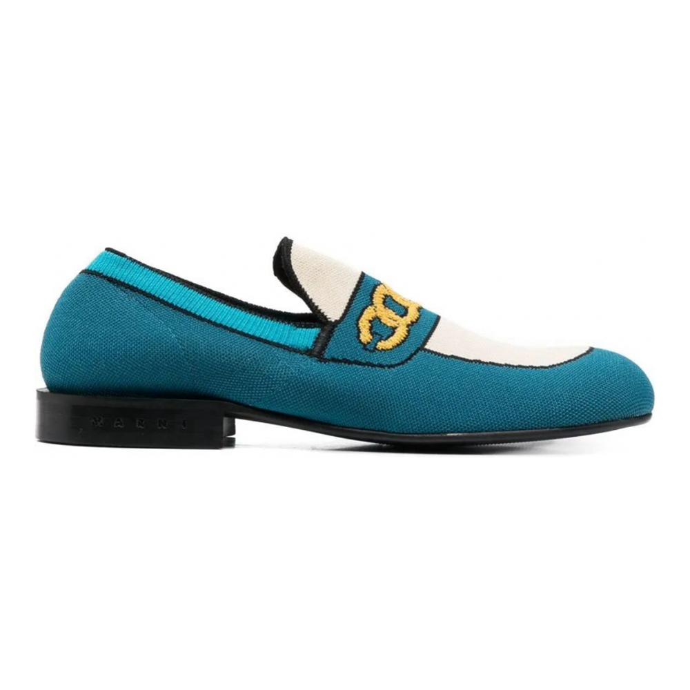 Women's 'Almond-Toe Knitted' Loafers