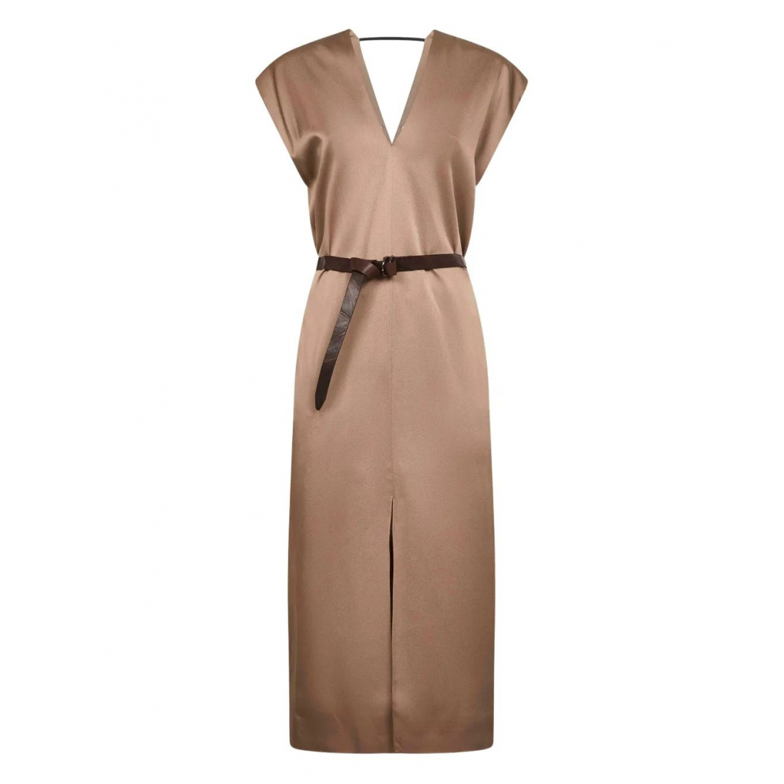 Women's 'V-Neck Belted' Midi Dress