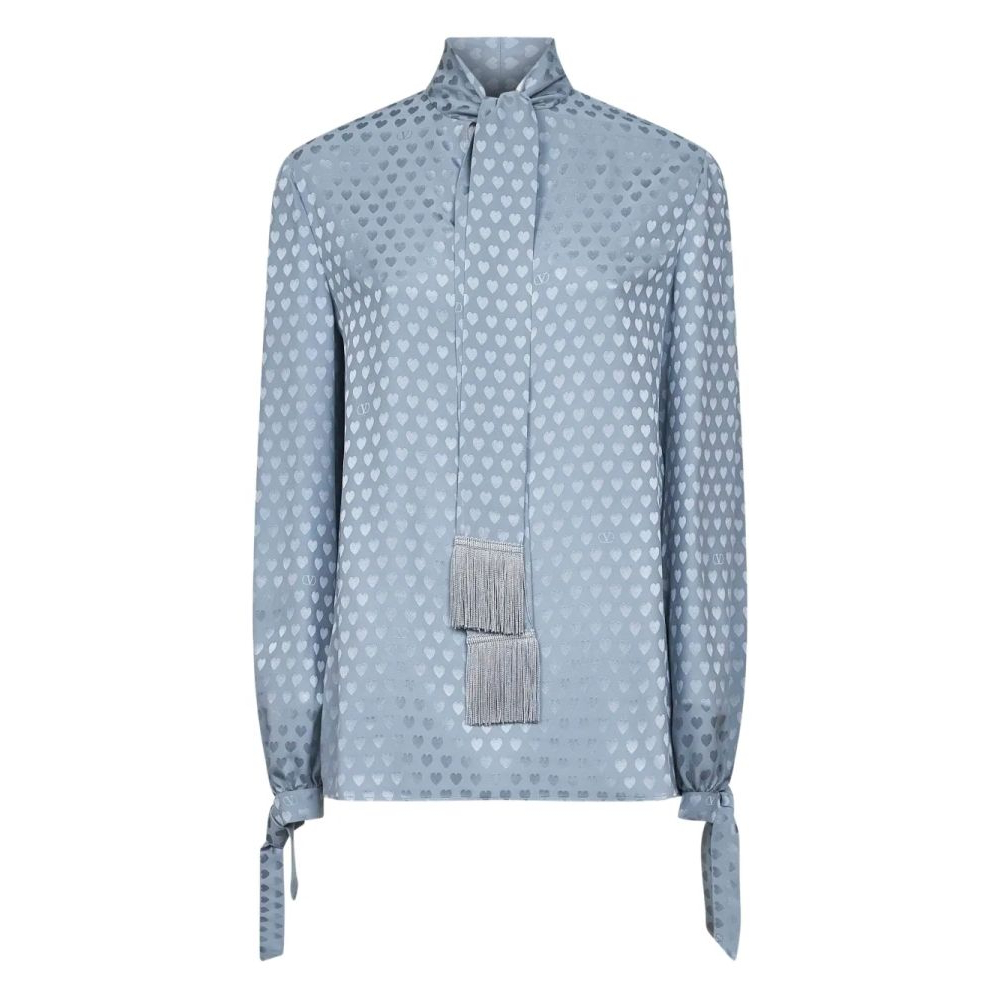 Chemise 'Fringed Heart-Motif' pour Femmes