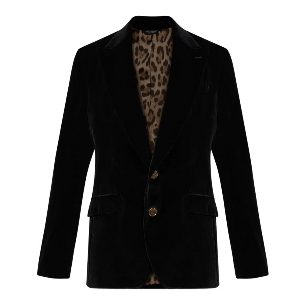 Blazer 'Velvet Notched-Lapel' pour Hommes