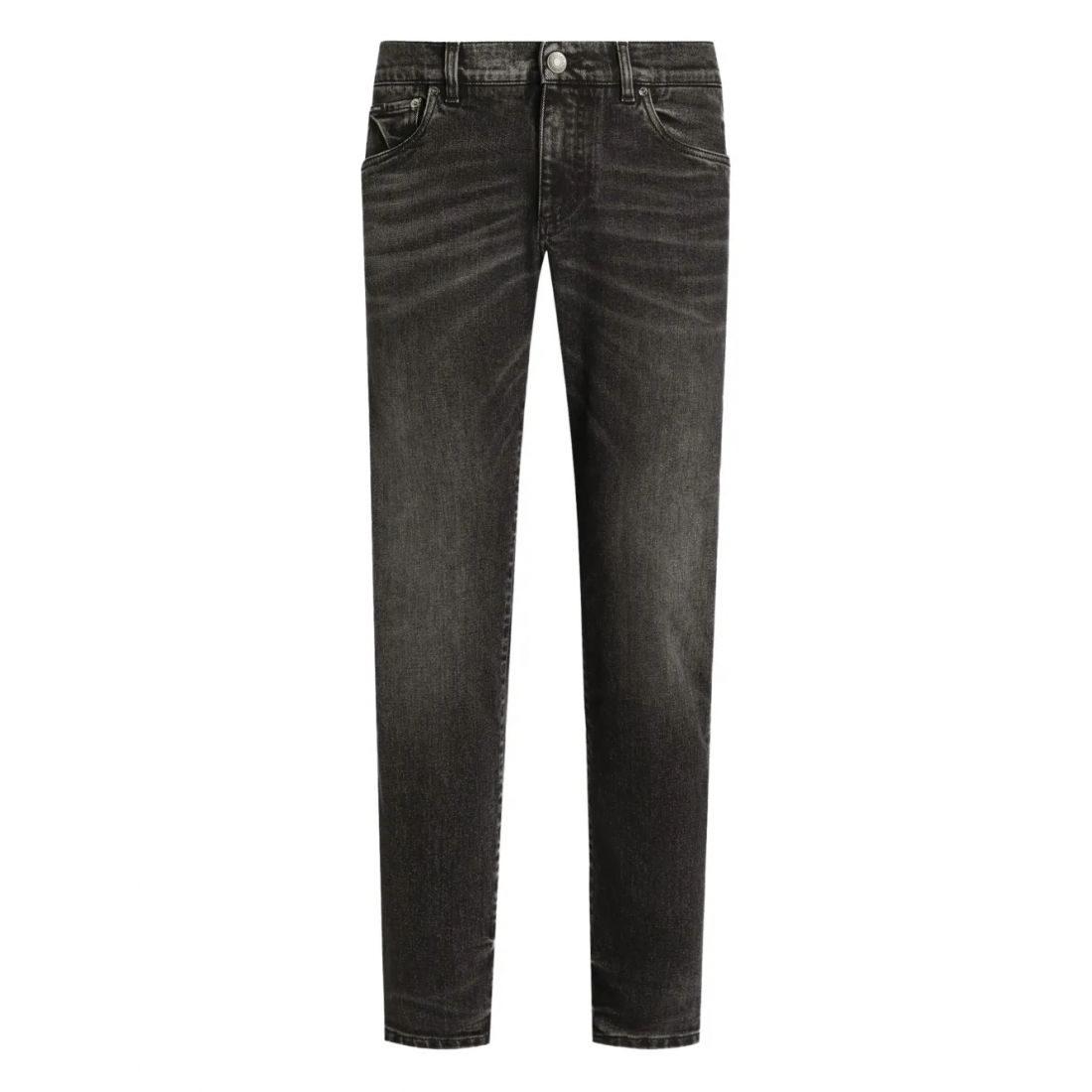 Jeans 'Logo-Plaque Faded' pour Hommes