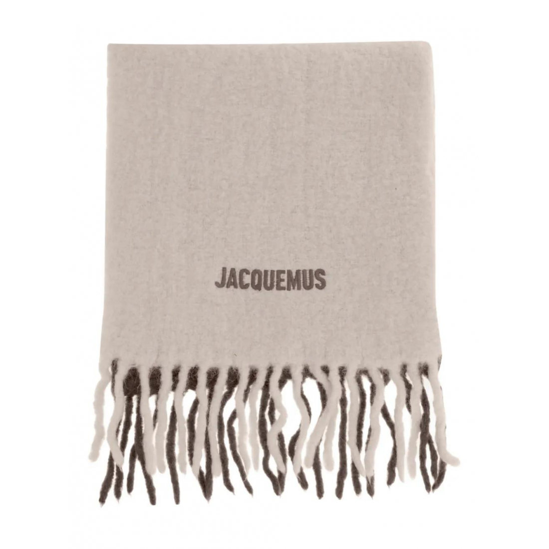 Foulard 'Logo-Embroidered Fringed' pour Hommes