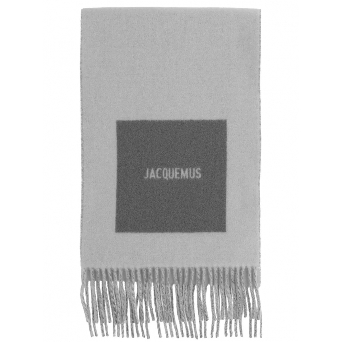 Écharpe en laine 'Logo-Detail Fringed' pour Hommes