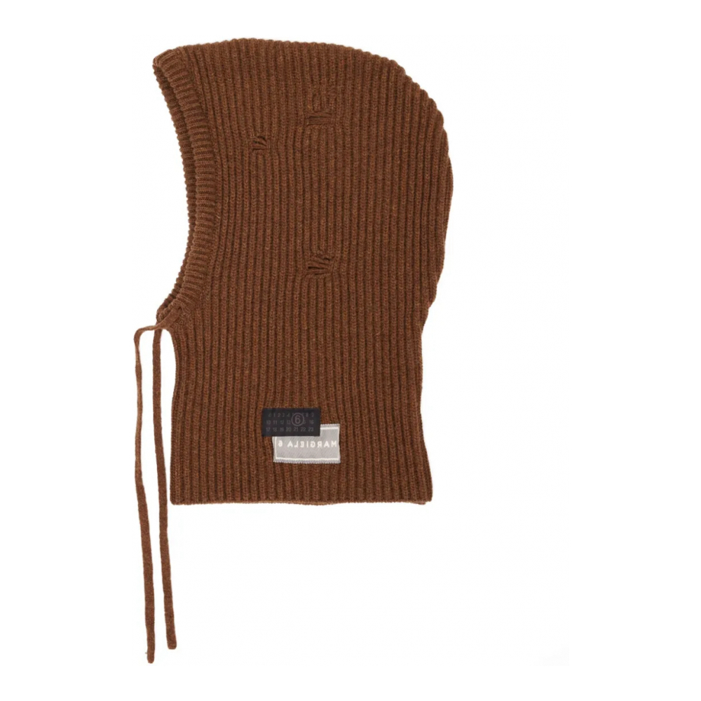 'Ribbed-Knit' Balaclava