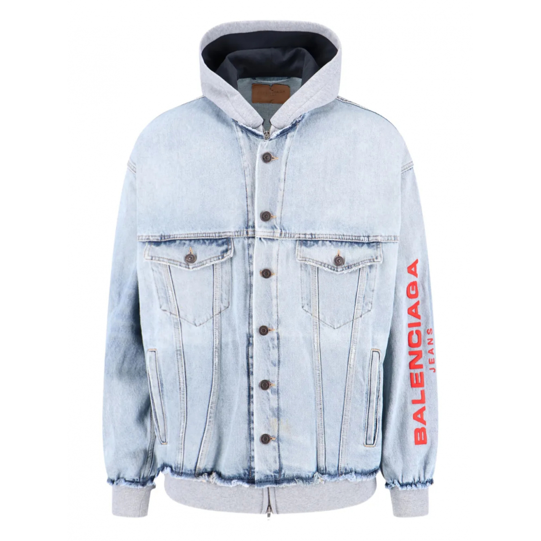 Veste en jeans 'Hooded' pour Hommes