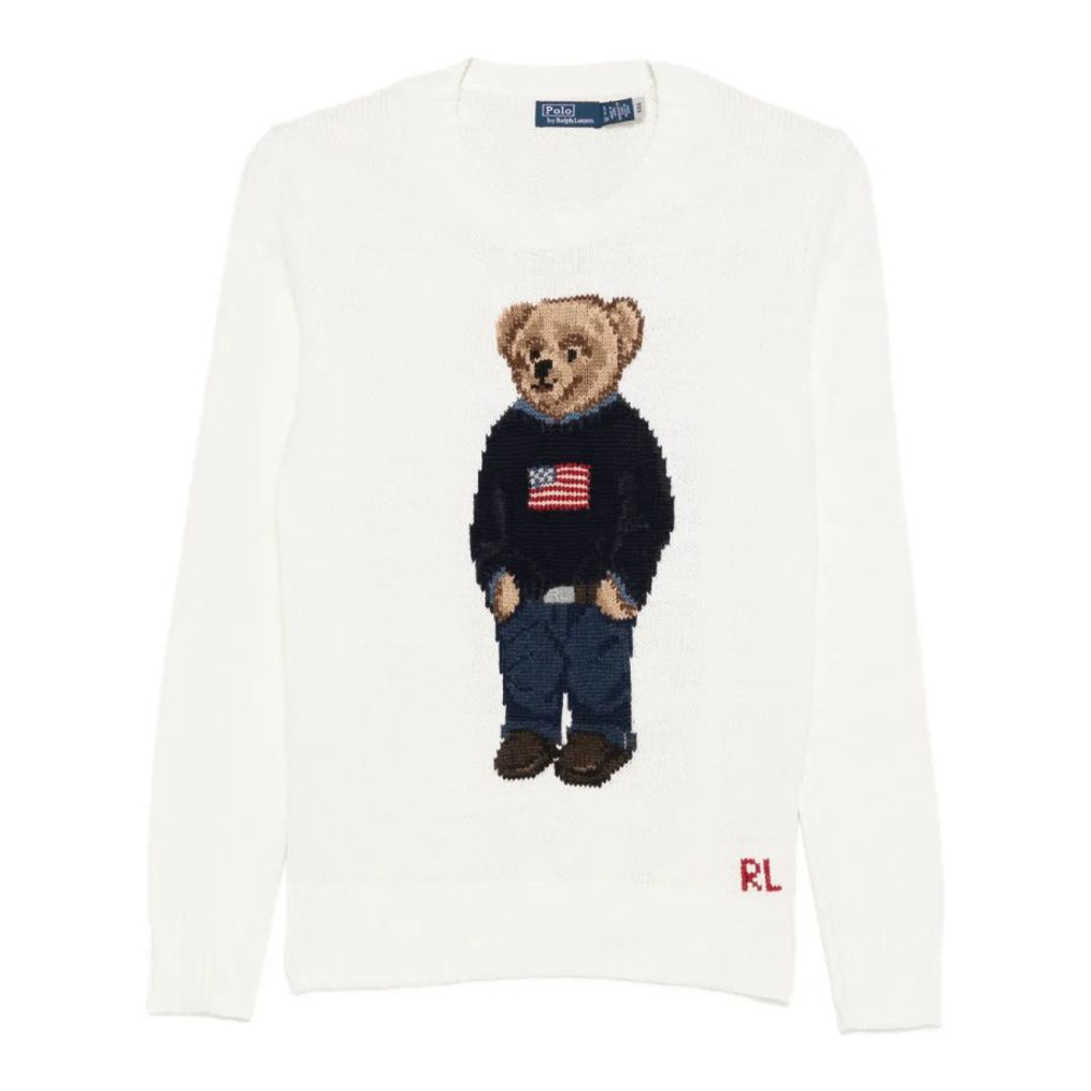 Pull 'Bear-Embroidered' pour Femmes