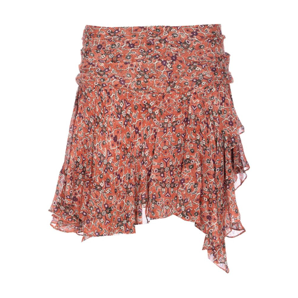 Mini Jupe 'Ruffled Patterned' pour Femmes