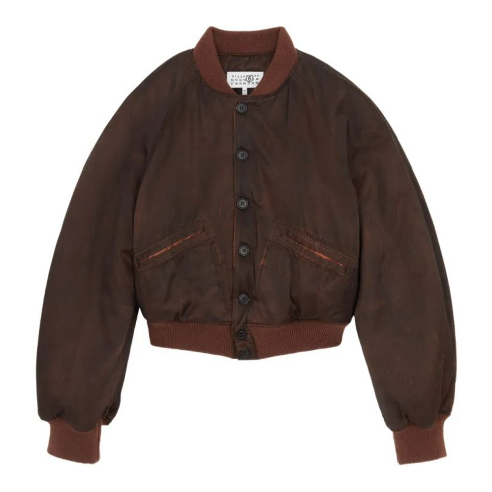 Blouson bomber 'Button-Up' pour Femmes