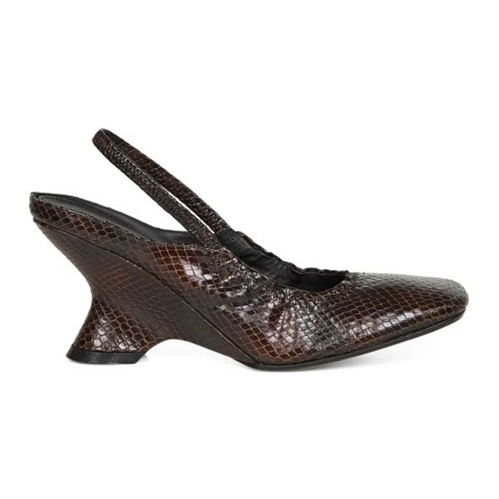 Escarpins à bride 'Lizard-Embossed' pour Femmes