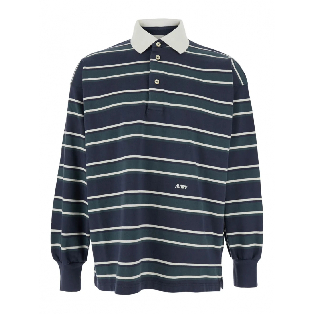 Polo manches longues 'Striped long-sleeve' pour Hommes