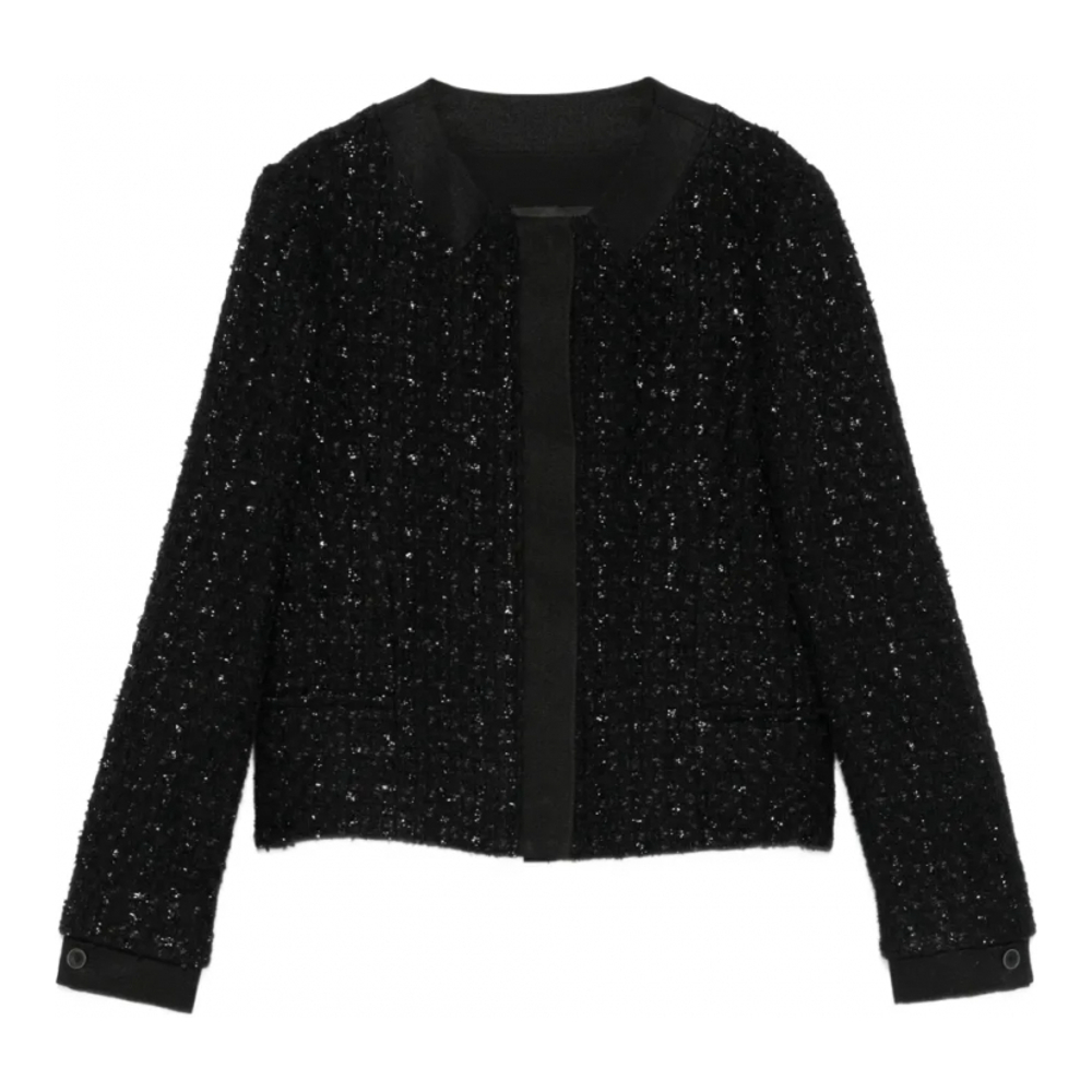 Veste 'Button-Detail Tweed' pour Femmes