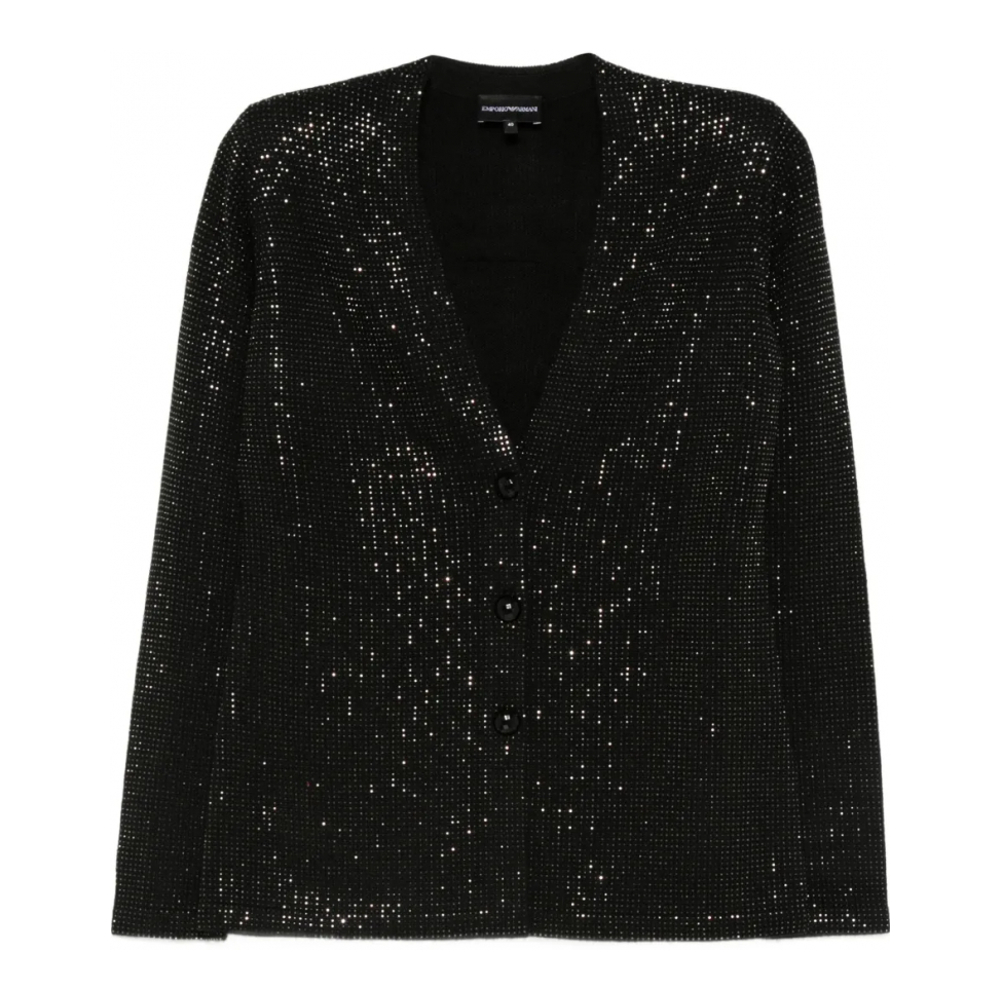'Embellished Button' Jacke für Damen
