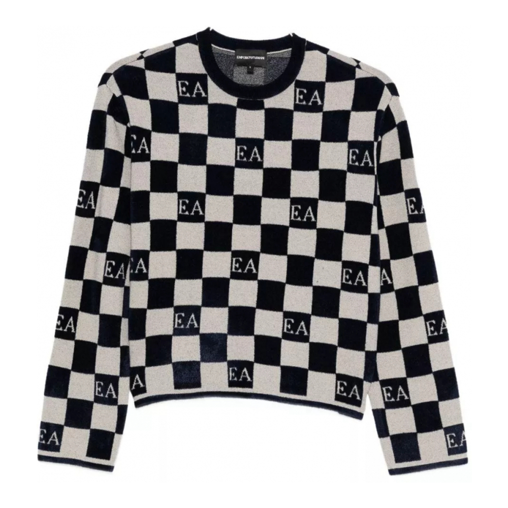 Pull 'Check Crewneck' pour Femmes