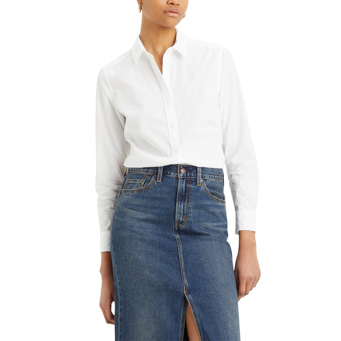 Chemise 'Classic Fit Button-Front' pour Femmes