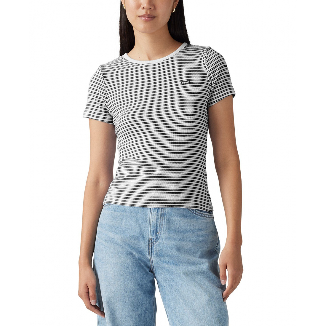 T-shirt 'Hayes Slim-Fit Short-Sleeve' pour Femmes