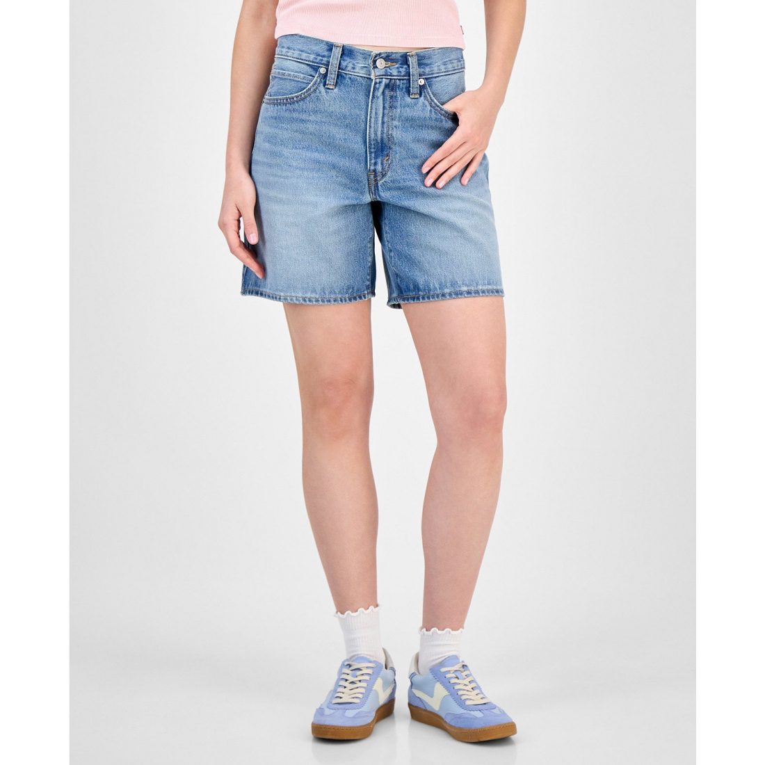 Short en jean 'Mid-Rise '94 Baggy' pour Femmes
